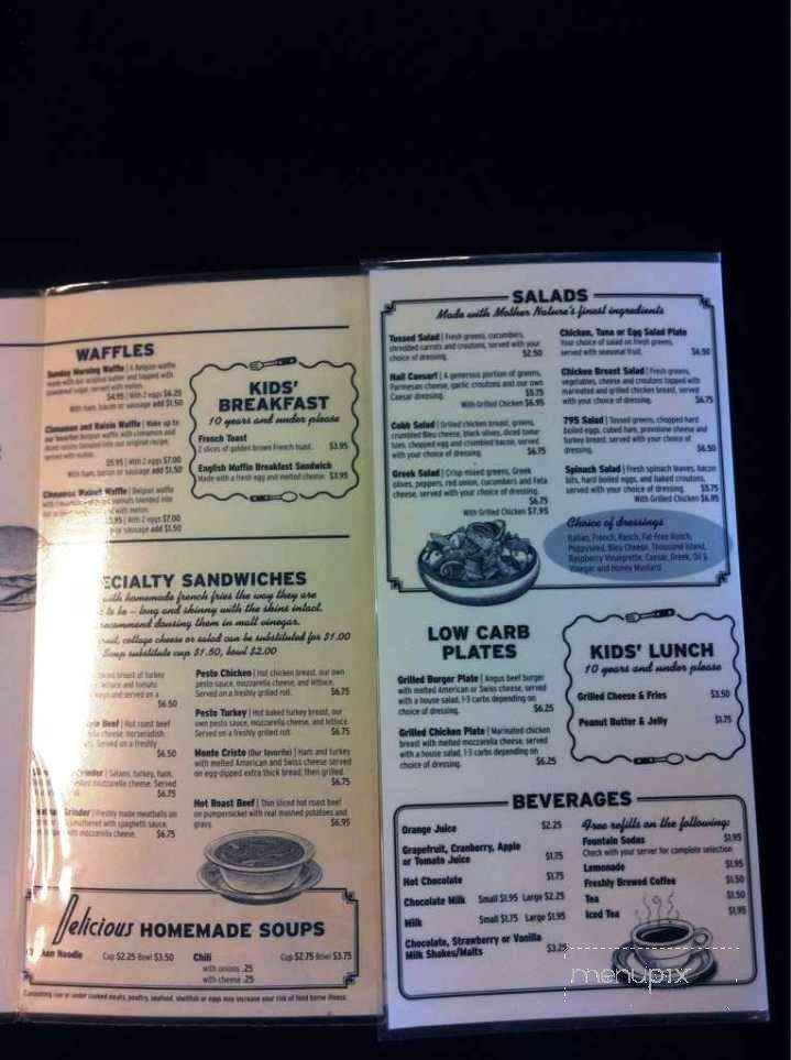 Silver Moon Soda Grill menu 3