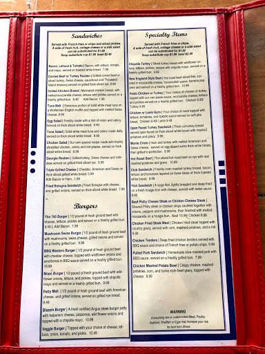 Silver Moon Soda Grill menu 1